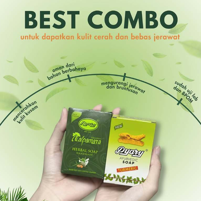 PYARY Nalpamara Sabun Herbal Nalpamara BPOM Sabun Pepaya Brightening