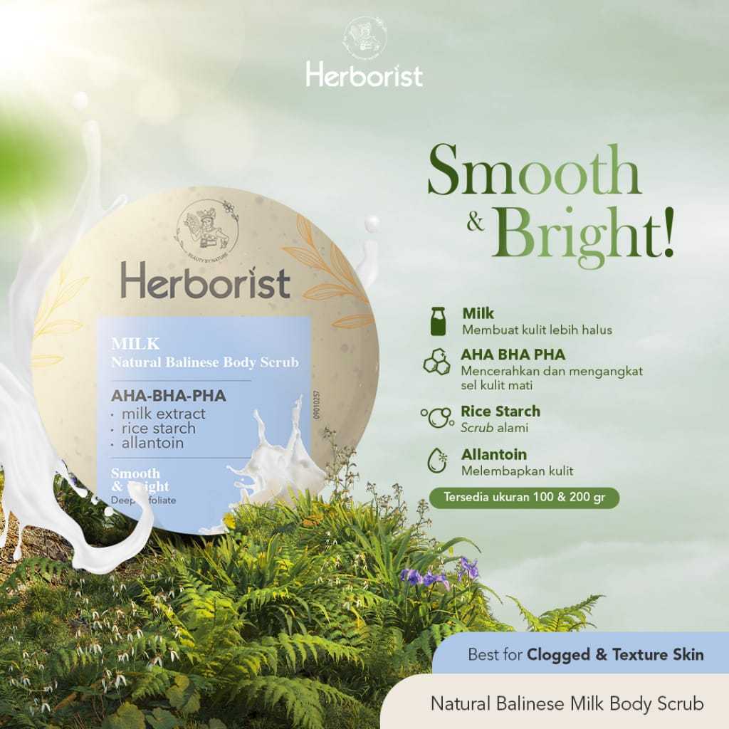 Jual Herborist Natural Balinese Body Scrub AHA-BHA-PHA 100g | Shopee ...