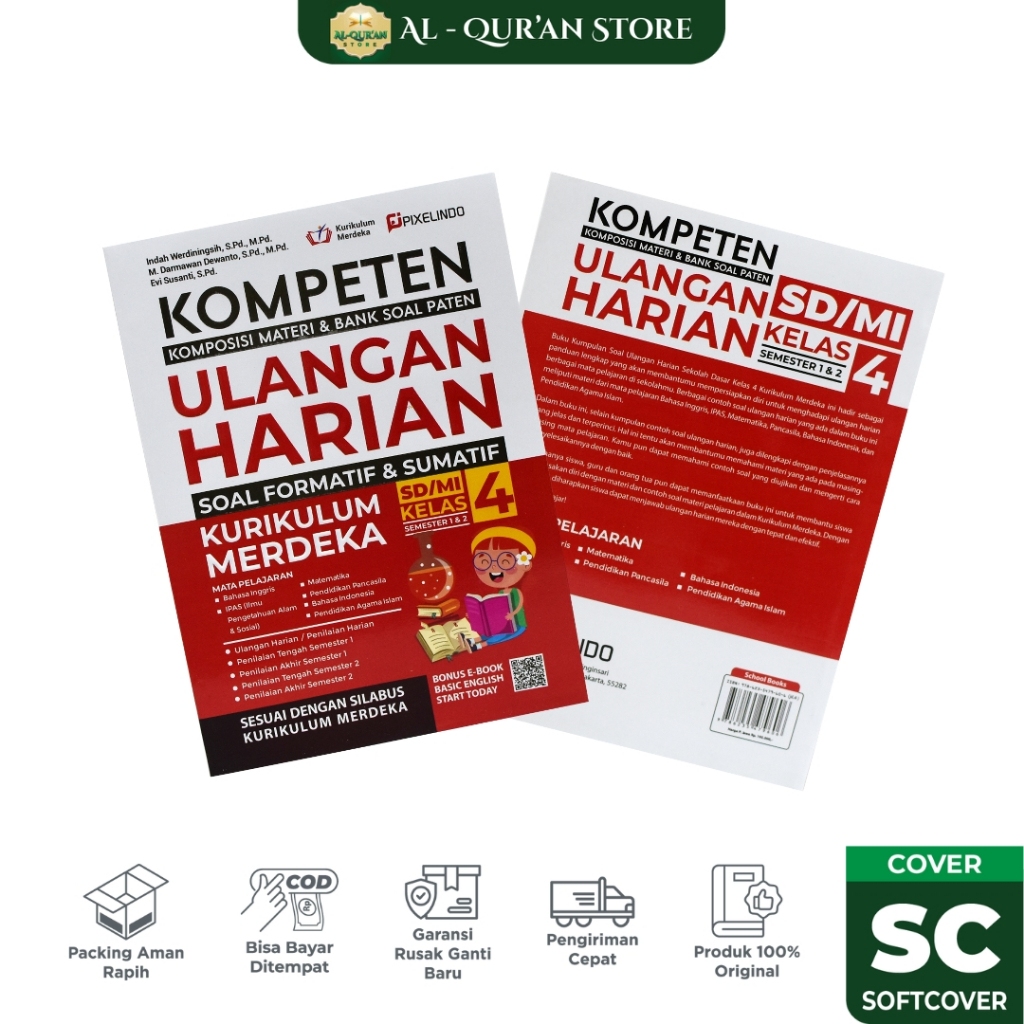 Jual Buku Kompeten Ulangan Harian Kurikulum Merdeka Lengkap Kelas 4 Sd ...