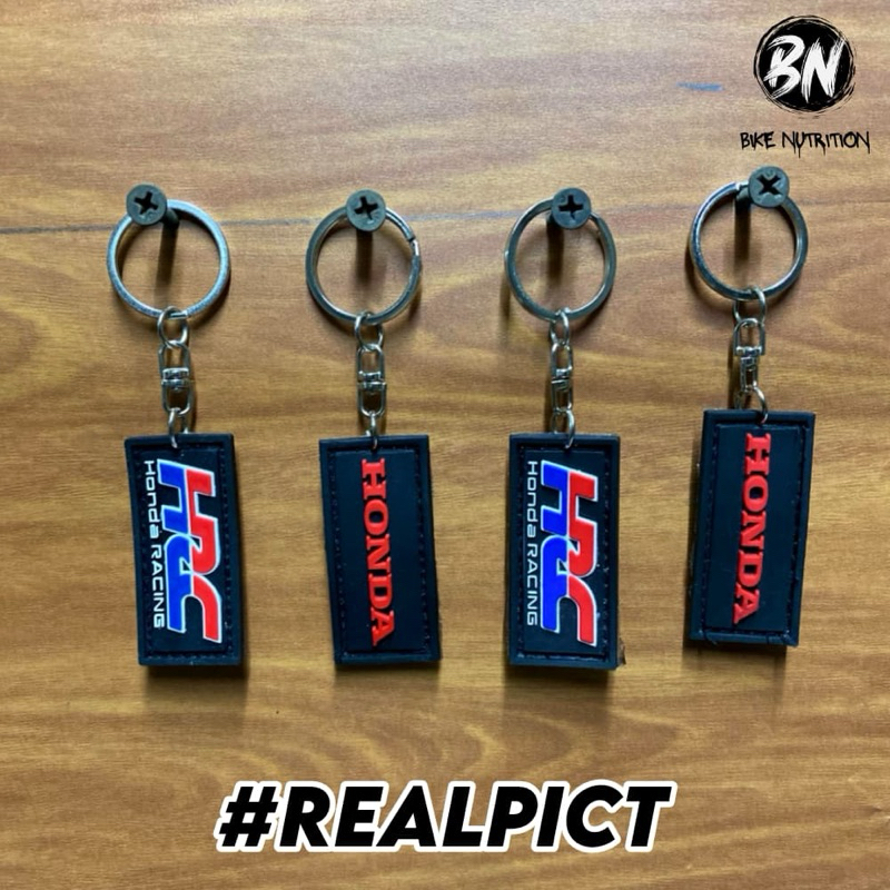 Jual GANTUNGAN KUNCI HRC KEYCHAIN LOGO HRC KEY CHAIN HONDA RACING BAHAN ...