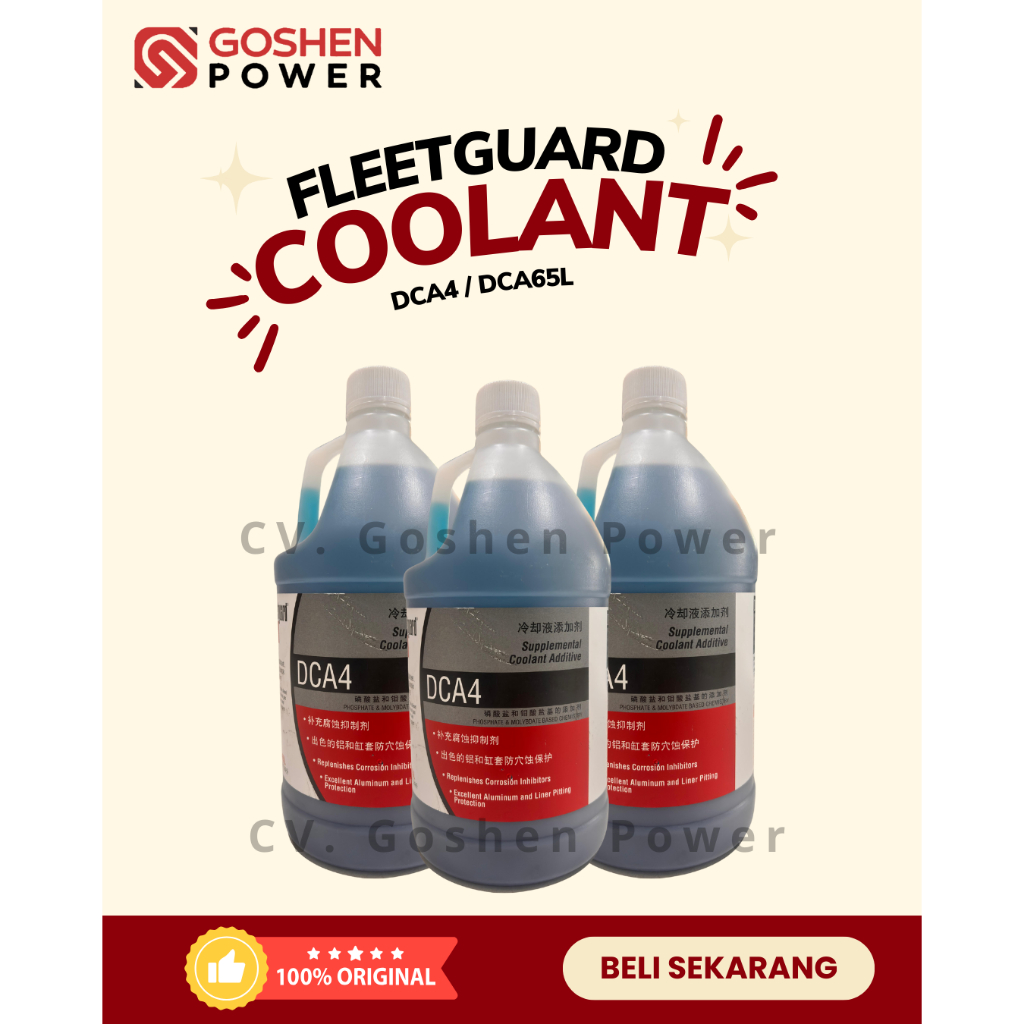 Jual Fleetguard DCA4/DCA65L Coolant Additive Original | Shopee Indonesia