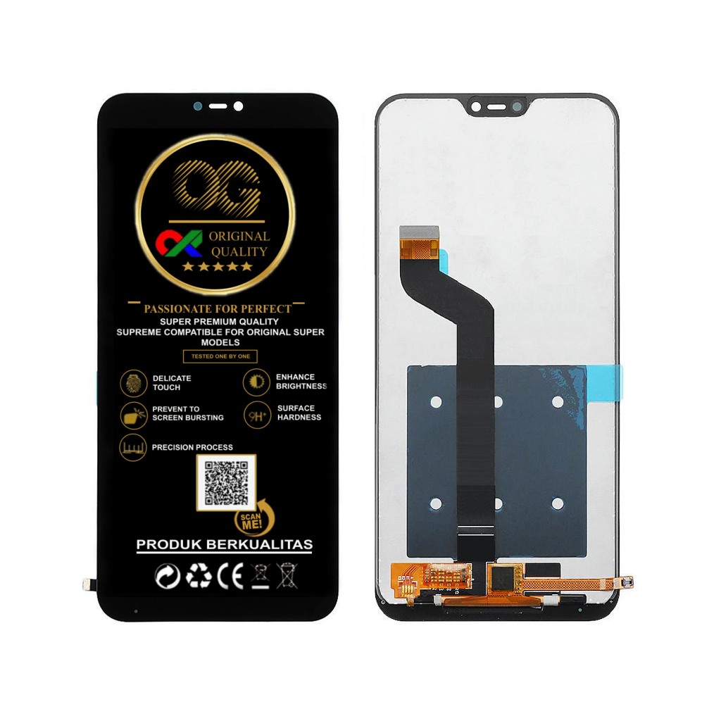 thumbnail image 2 of LCD Display Touch Screen Replacement For Xiaomi Mi A2 Lite / Redmi 6 Pro / Mi 6X – Black 2 of 6