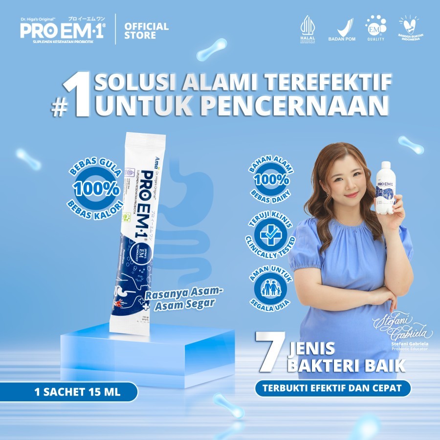 Jual PROEM1 PROEM Probiotik Original 1 Botol 473 ml | PRO EM1 Suplemen ...