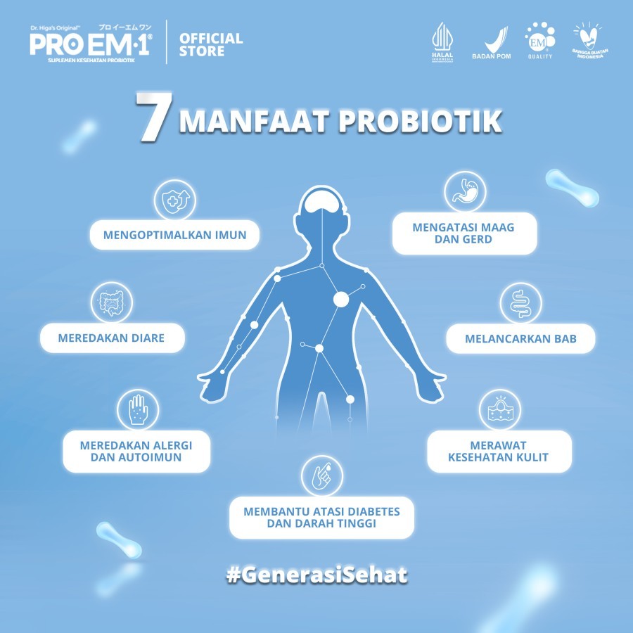 Jual PROEM1 PROEM Probiotik Original 1 Botol 473 ml | PRO EM1 Suplemen ...
