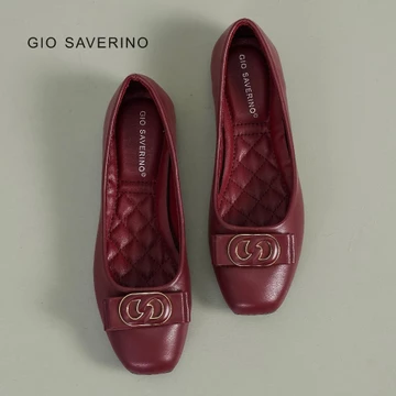 Gio Saverino Sepatu Korea Flat Shoes Wanita Boston