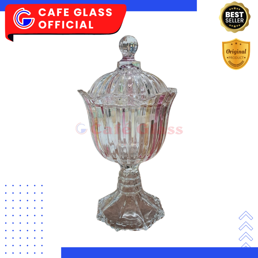 Toples Candy Kristal - Toples Lebaran Coklat Permen - Toples Soga Kristal