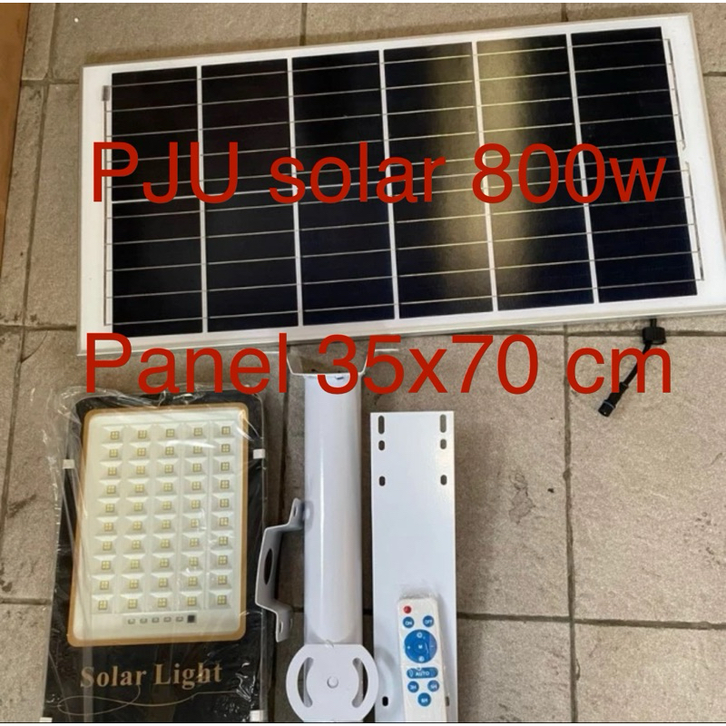 Jual lampu jalan solar panel 800 watt 800w lampu PJU panel surya 800w ...