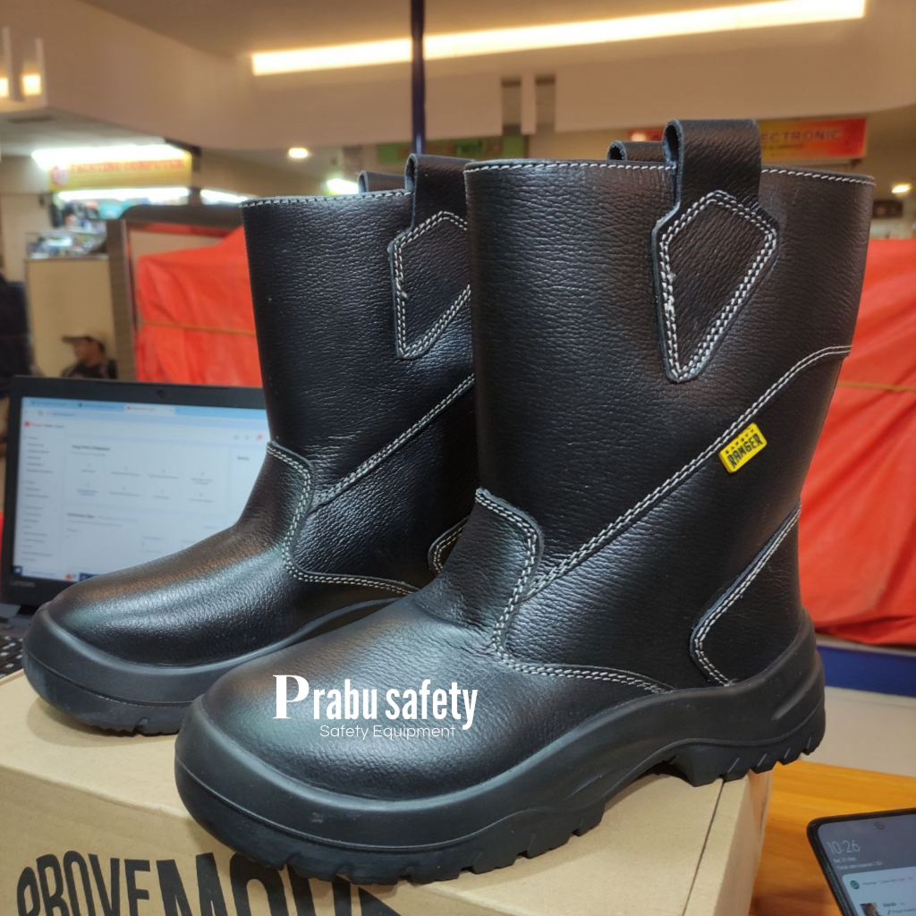 Jual Sepatu Safety Ranger Raksasha SR - 08 Black Original | Sepatu ...