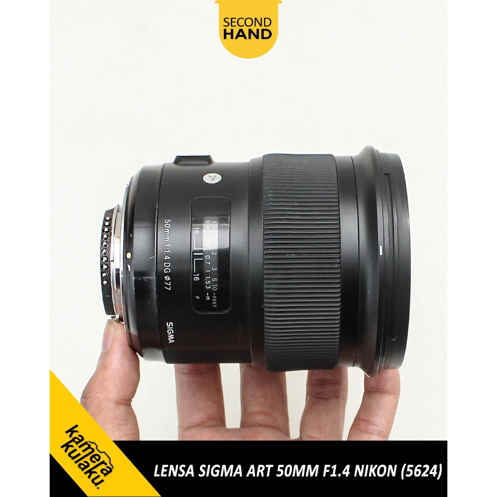 Jual Sigma ART 50mm for Nikon Fullset Bukan Sigma 35mm Cocok
