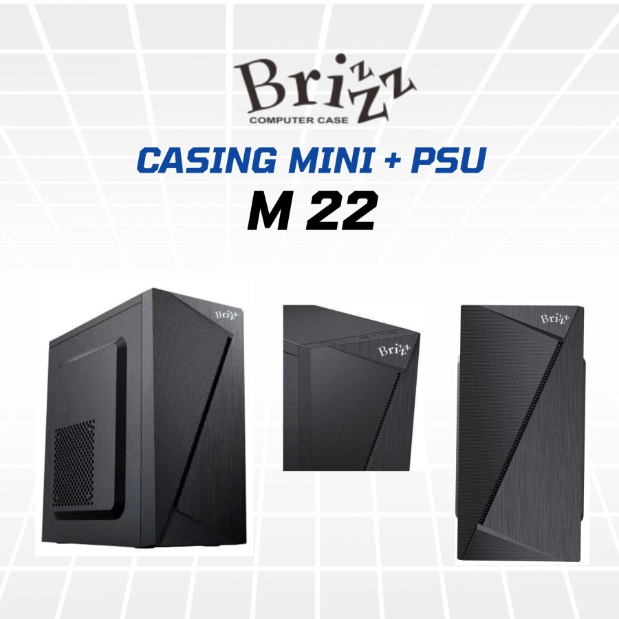 Jual CASING BRIZZ MINI CASING PC ATX PSU 500W CASING KOMPUTER | Shopee ...