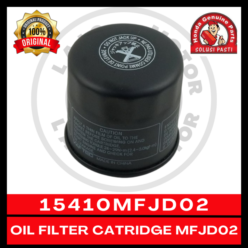 Genuine Honda Oil Filter 15410-MFJ-D02 – Fits ADV, CB, CBR, VFR, CRF, NC, SH Motorcycles