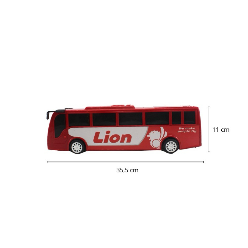 Jual Mainan kendaraan Bus polisi Bus transjakarta Friction RKC 2041-1/4 ...
