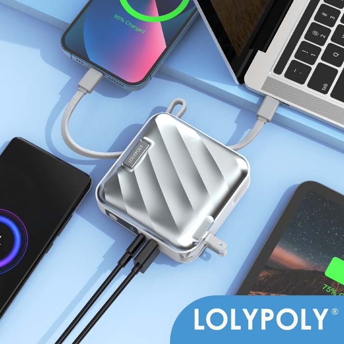 Jual LOLYPOLY Powerbank Travel Powerfushion 15.000 MAH | Shopee Indonesia