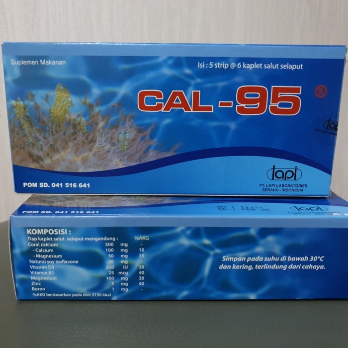 Jual Cal 95 𝟏 𝐊𝐎𝐓𝐀𝐊 𝐈𝐒𝐈 𝟑𝟎 𝐊𝐀𝐏𝐋𝐄𝐓 - Memenuhi Kebutuhan Kalsium Untuk ...