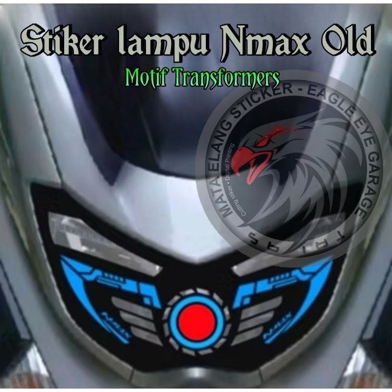 Jual stiker lampu NMAX old Transformers | Shopee Indonesia