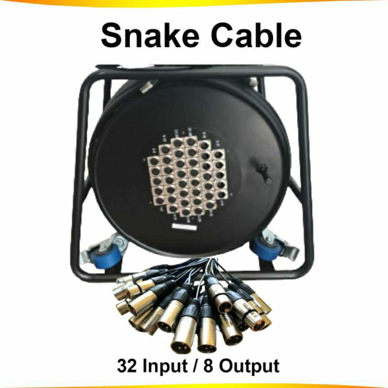 Jual Snake Cable Kabel Snake Input 32 Channel / Output 8 Channel ...
