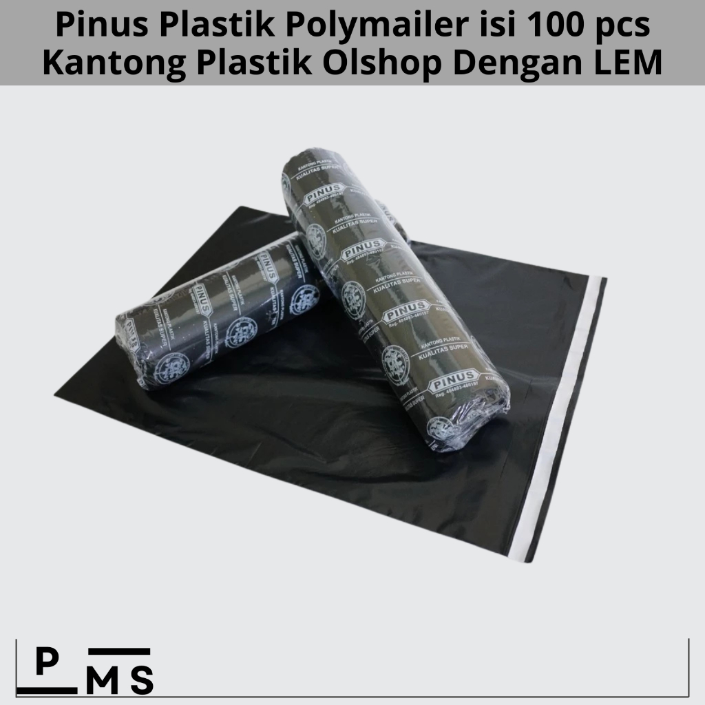 Jual Pinus Plastik Polymailer 100 pcs Kantong Plastic Olshop Dengan LEM ...