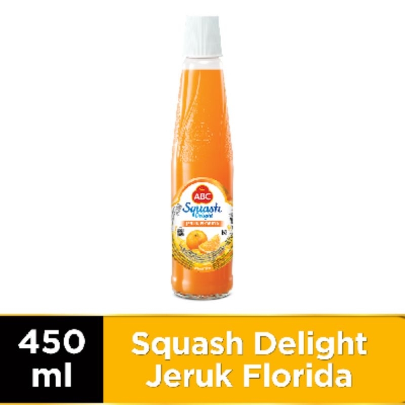 Jual ABC Squash Delight Sirup Jeruk Florida Botol 450 ml | Shopee Indonesia