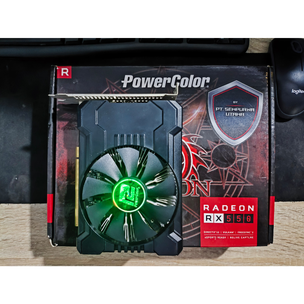 Jual PowerColor Radeon™ RX 550 2GB Red Dragon GDDR5 | Shopee Indonesia
