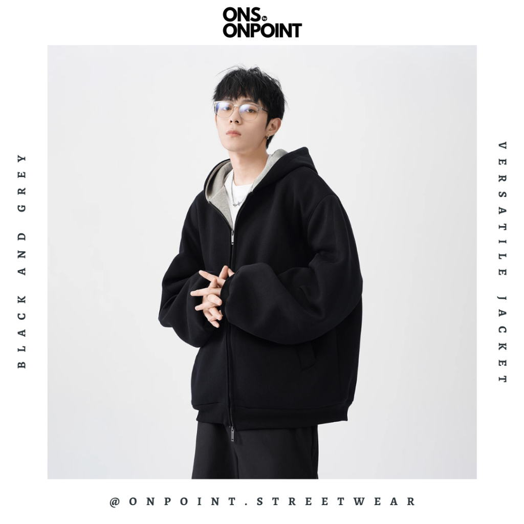 Jual [ONS BY ONPOINT] Versatile hoodie - hoodie pria oversize hoodie ...