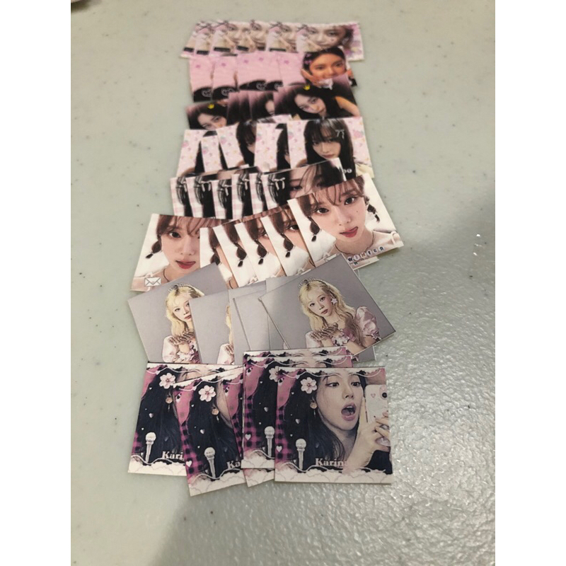 Jual Mail sticker Aespa 3x3cm 48pcs | Shopee Indonesia