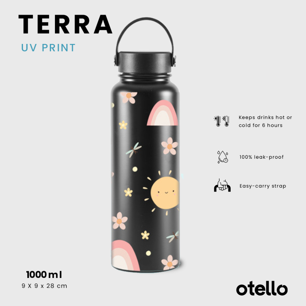 Jual Custom Tumbler 1000 ml Terra Botol Minum BPA Free UV Print Otello ...