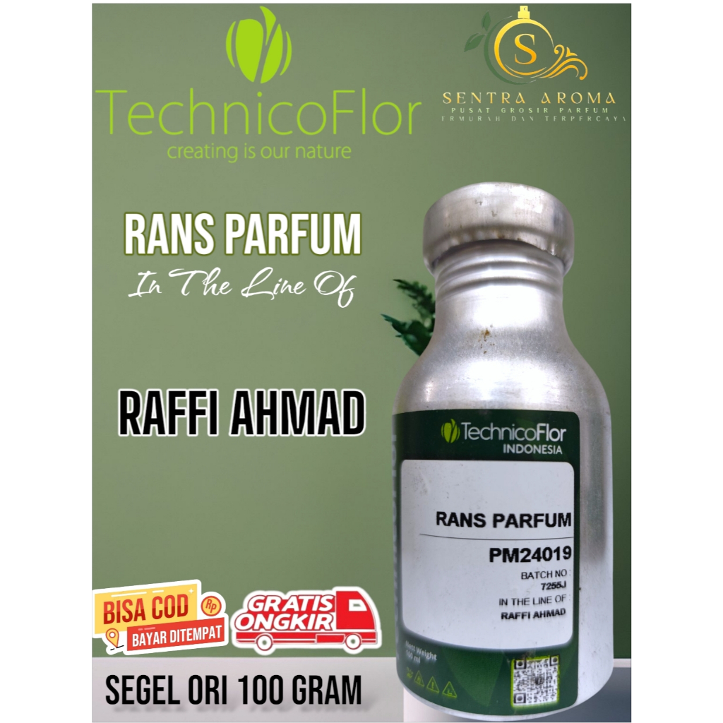 Jual [ 100 GRAM ] RANS PARFUM ~Raffi Ahmad~ BY TFI BIBIT PARFUM MURNI ...