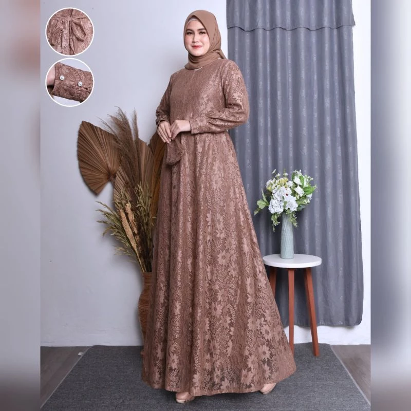 Gamis Brukat Jumbo Mewah