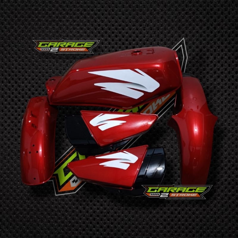 Jual Tangki Tengki Bensin Set Yamaha RX King Rxk Merah Glossy Custom ...