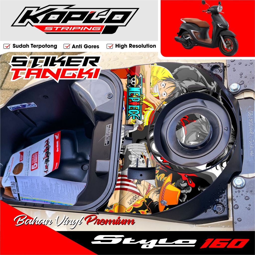 Jual Sticker Tangki STYLO 160 Variasi Stiker HONDA STYLO / Variasi ...