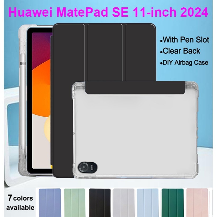 Jual Smart Case With Slot Pen Huawei Matepad Back Clear Matepad 11 2021 ...