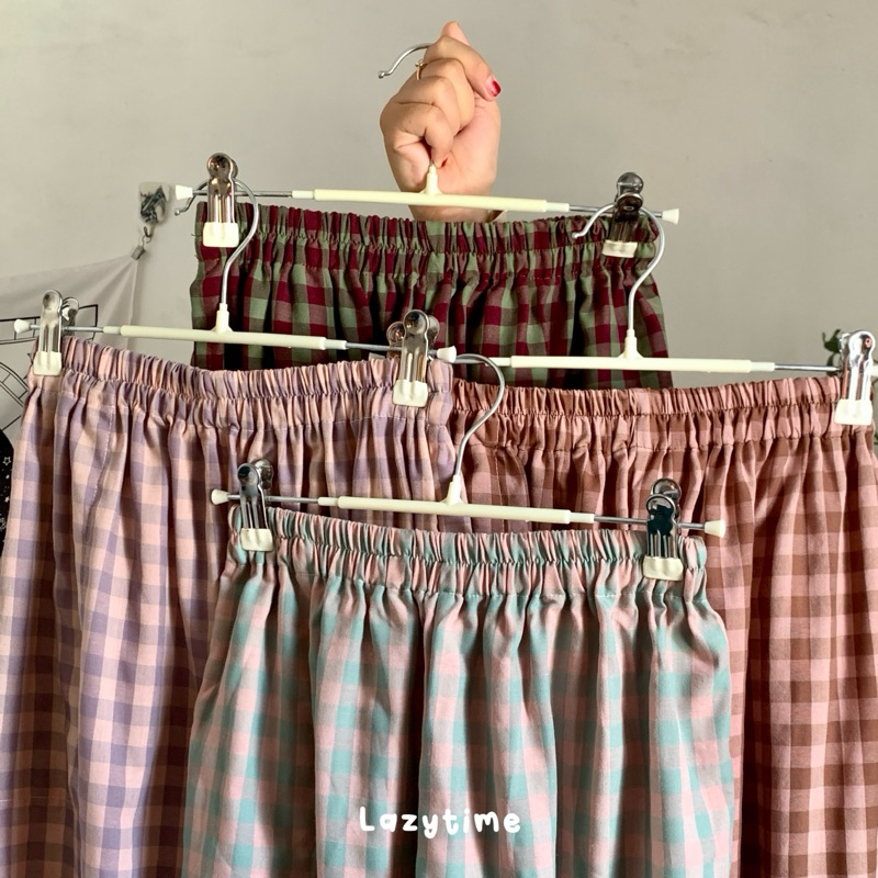 Jual Lazytime Defect Sale | Lazypants Celana Panjang Kotak-Kotak ...