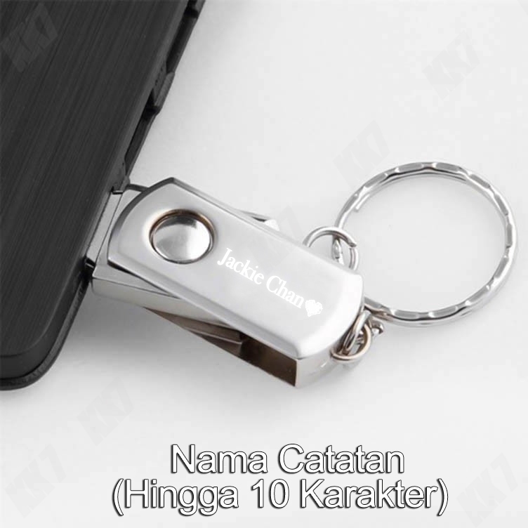 Jual Request Nama Flashdisk 32GB USB 2.0 Flash Drive Metal High Speed ...