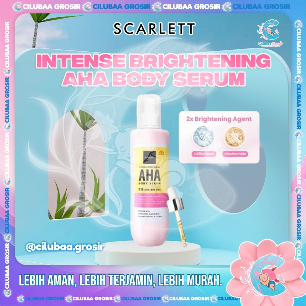 Jual SCARLETT Whitening Intense Brightening AHA Body Serum 5% AHA BHA ...