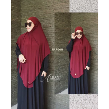 French Khimar Jersey Xl Xxl Bahan Flowly Premium