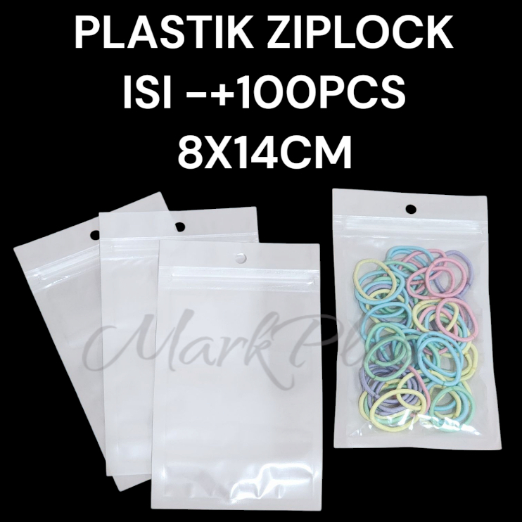 Jual Plastik Ziplock 100 Pcs UK 8x14 CM / Plastik Klip Acc Plastik ...