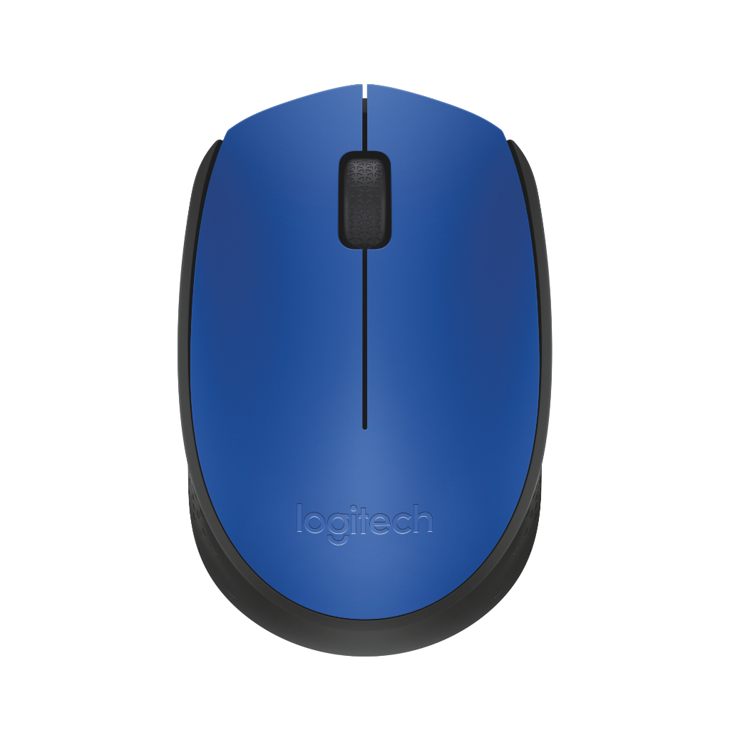 Logitech M171 Mouse Wireless untuk Windows, Mac, ChromeOS - Blue (2)