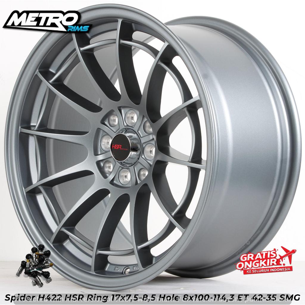 Jual VELG RACING MODEL AKAR RING 17 MOBIL LANCER EVO4 SOLUNA GALANT ...