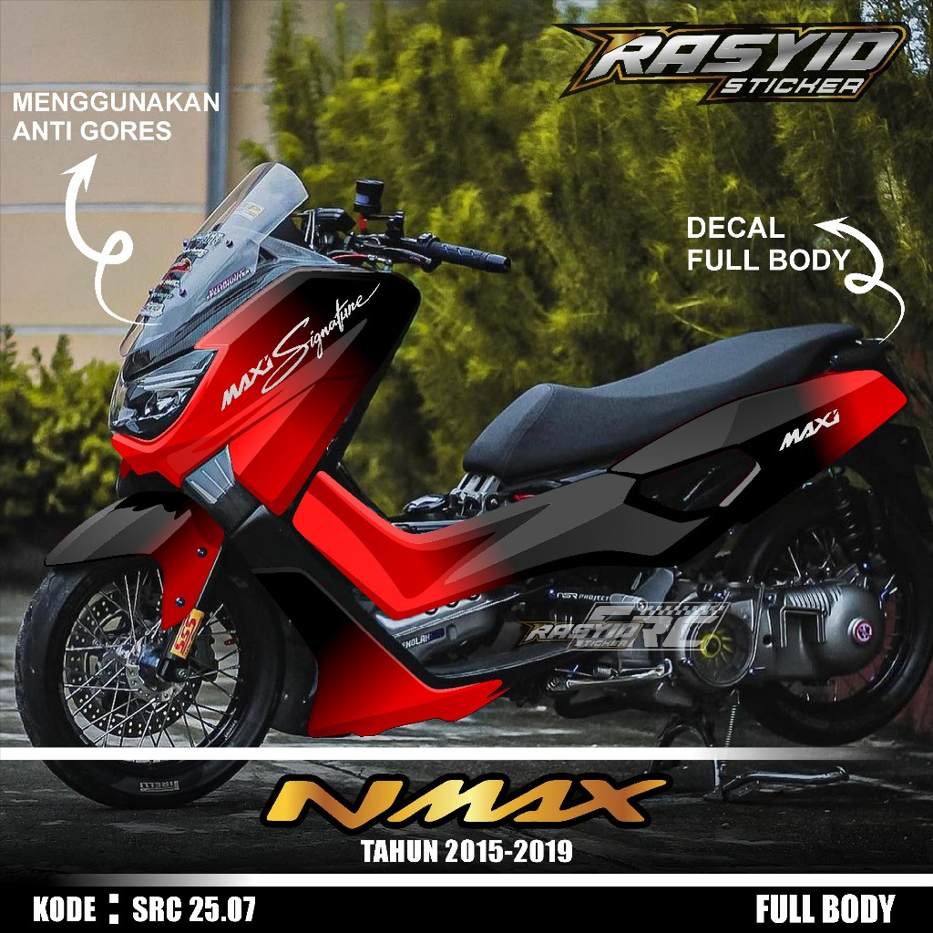 Jual COD Sticker Decal Full Body Yamaha Nmax Lama Old Tahun 2015 2016 ...