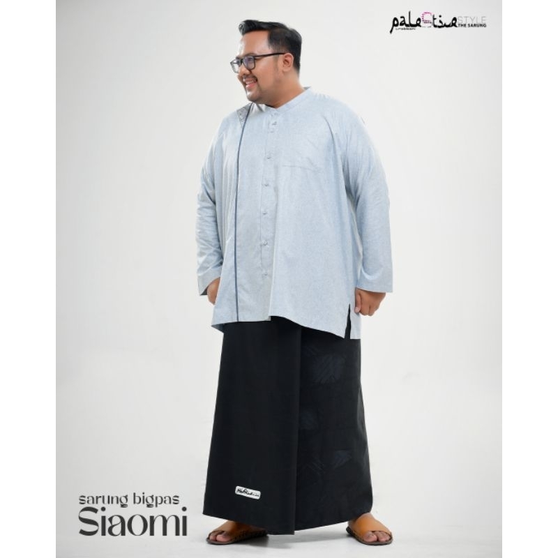 Jual SARUNG RABBANI pria Dewasa BIGPAS SIZE jumbo SIAOMI hitam polos ...