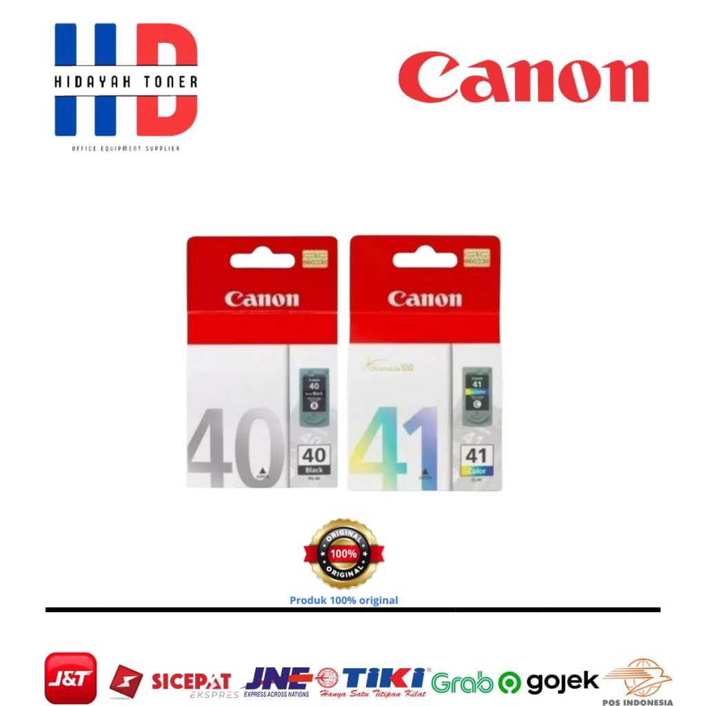 Jual Tinta Cartridge Canon 40 Black & 41 Colors Original | Shopee Indonesia
