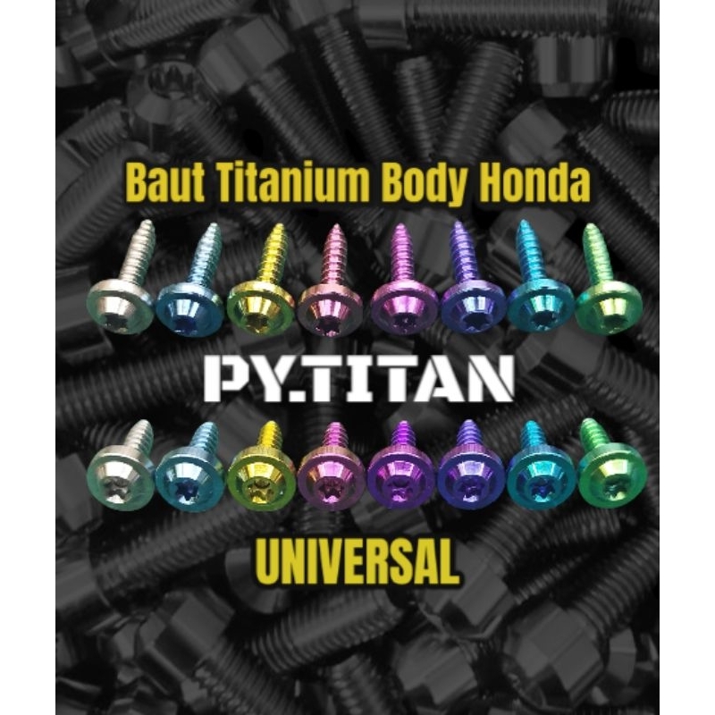 Jual Baut Titanium Body Honda Universal All Honda Semua Honda | Shopee ...