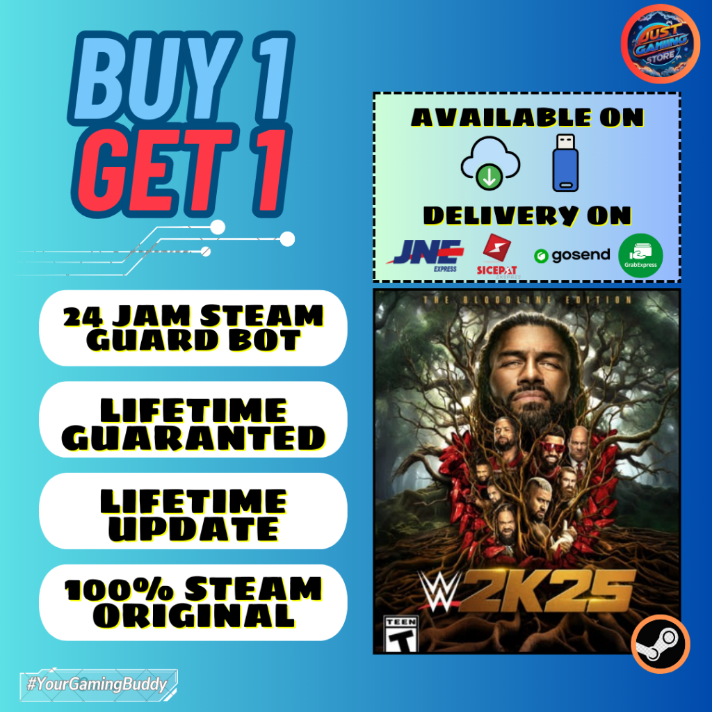 Jual WWE 2K25 The Bloodline Edition + Bonus Game - PC Game Original ...