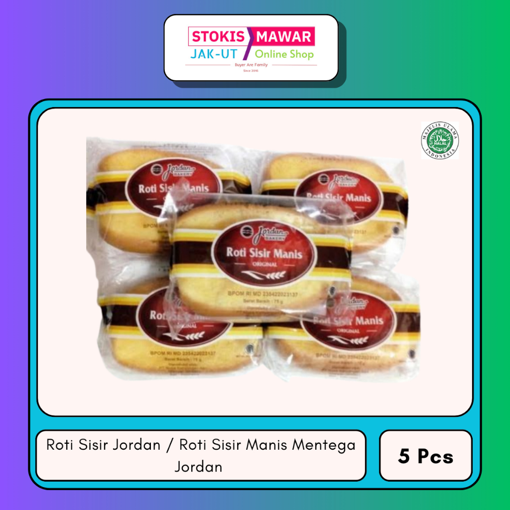 Jual Roti Sisir Jordan / Roti Sisir Manis Mentega Jordan Per Pack Isi 5 ...