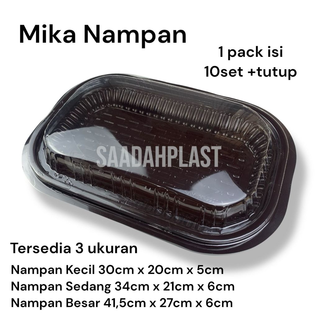Jual (ISI 10) Mika Nampan Kecil Sedang Besar / Tray Tatakan Kue ...