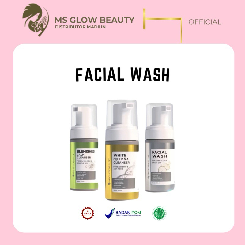 MS GLOW FACIAL WASH / SABUN WAJAH BARCODE