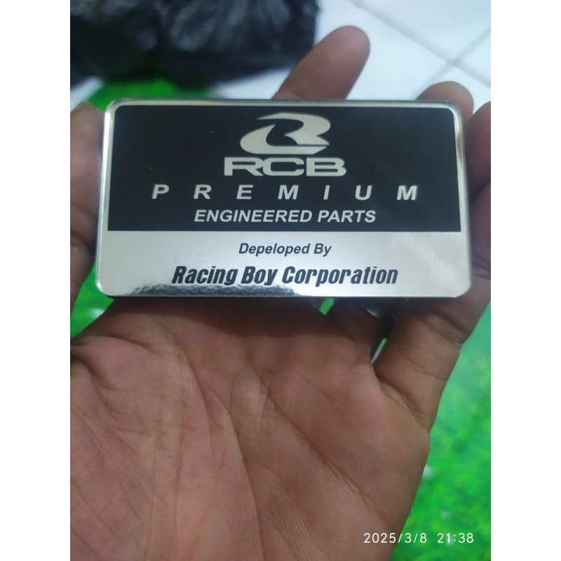 Jual emblem Hugger airblade RCB Racing hitam,bahan akrilik | Shopee ...