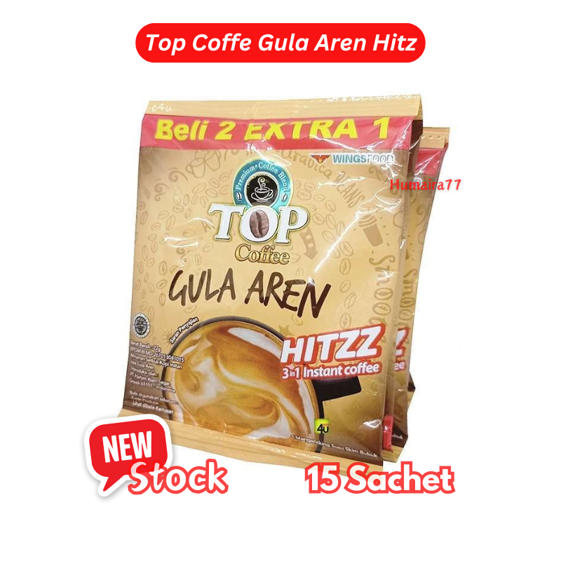 Jual 1 Renceng Top Coffee Gula Aren Kopi Instan Isi 12-15 Sachet / Kopi ...
