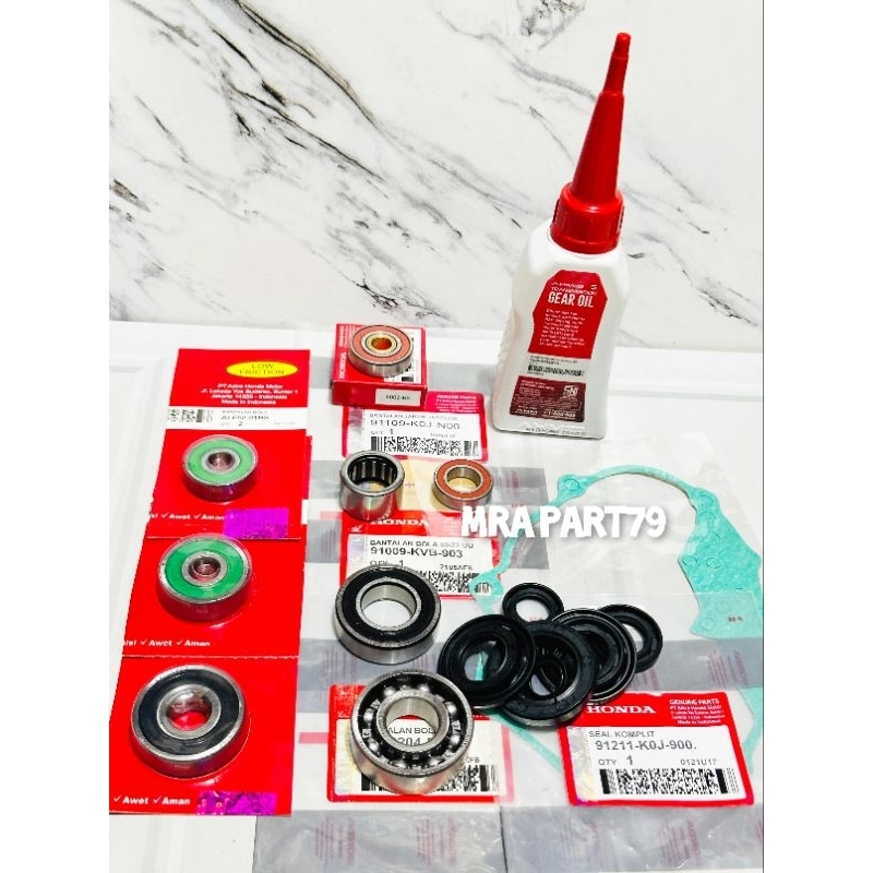 Jual Paket Bearing rasio 10 aitem KOJ Genio Beat street New Led Beat ...