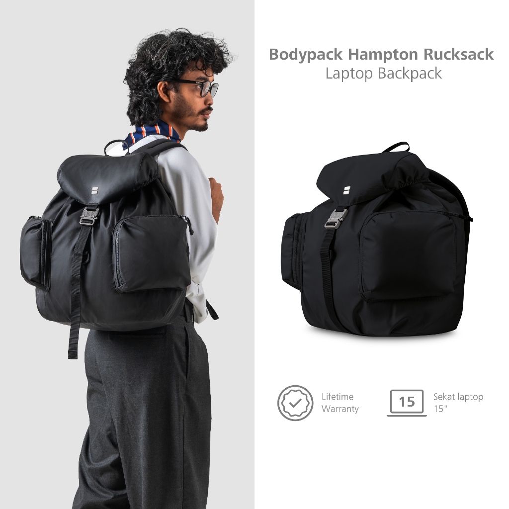 Jual Bodypack Hampton Laptop 15 Inch Bag Tas Ransel Travel Kerja Muat ...
